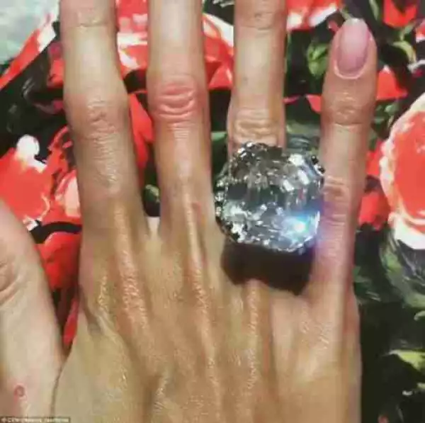 WTF!! See How 3Billion Naira Engagement Ring Looks Like [Photos]
